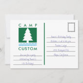 Camp Custom Einladung (Vorderseite)