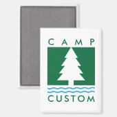 Camp Custom Magnet (Vorderseite/Rückseite)