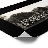 Camp Deneen Elgin Foto 1909 Poster (Ecke)