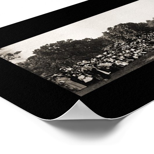 Camp Deneen Elgin Foto 1909 Poster (Ecke)