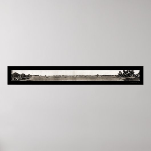 Camp Deneen Elgin Foto 1909 Poster (Vorne)