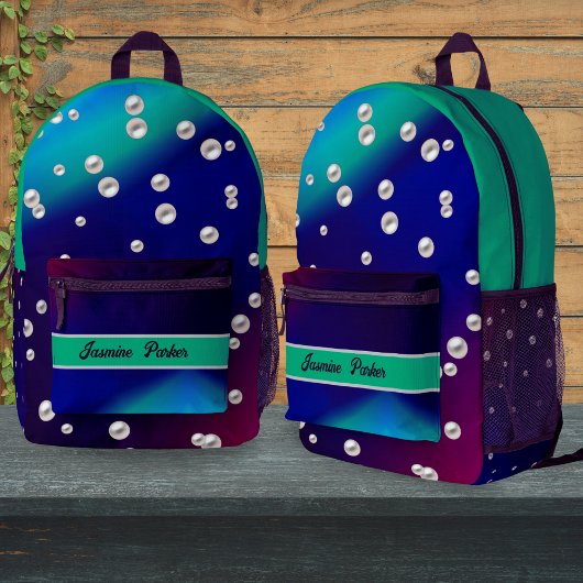 Camp der personalisierten Marinestreitkräfte Bedruckter Rucksack