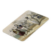 Camp der türkischen Freiwilligen aus Konstantinope Magnet (Linke Seite)