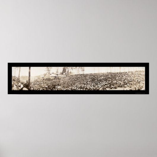 Camp Devens MA Foto 1918 Poster (Vorne)