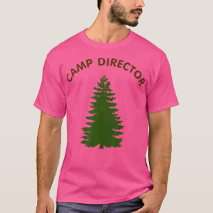 Camp Director Counselor Summer Pine Tree Tshirt Gi