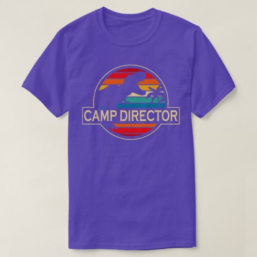 Camp Director Dinosaurier T-Shirt (Design vorne)