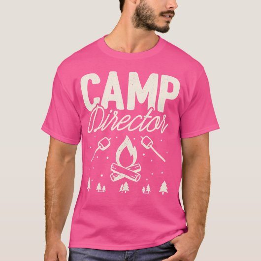 Camp Director Shirt Funny Camping Wandern (Vorderseite)