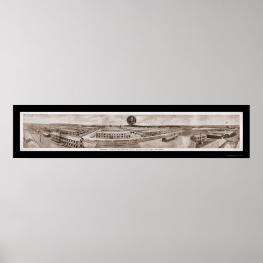 Camp Dix, NJ Army Foto 1918 Poster (Vorne)