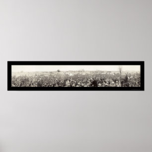 Camp Dix NJ Wiedersehen Foto 1920 Poster