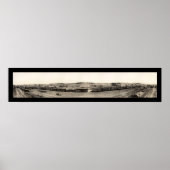 Camp Dodge Iowa Bahn Foto 1917 Poster (Vorne)