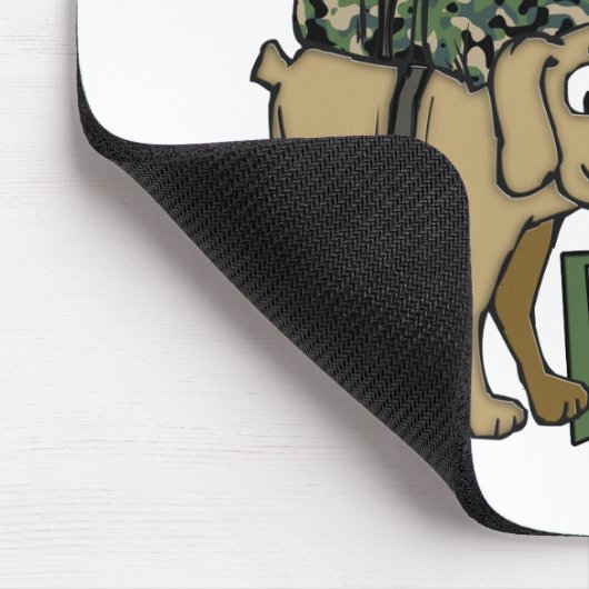 Camp Dog Mousepad (Ecke)