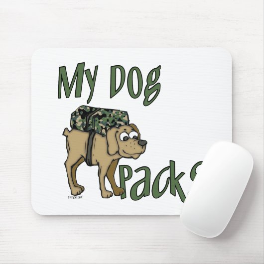 Camp Dog Mousepad (Mit Mouse)
