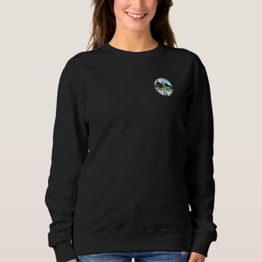 Camp Eagle Rock linkes Brustemblem Sweatshirt (Vorderseite)