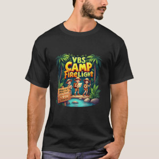 Camp Feuerlicht Camp Urlaub Bibel Schule Feuerwerk T-Shirt