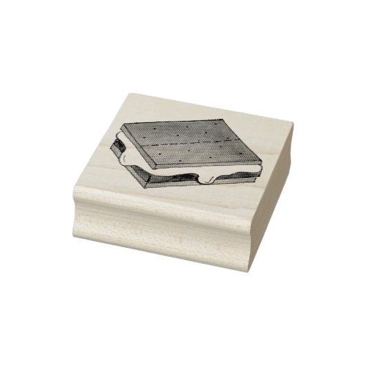 Camp Fire S'mores Schokolade Toasted Marshmallow Gummistempel (Stempel)