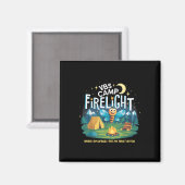 Camp Firelight VBS Campingplatz Bibelschule Feuer Magnet (Vorderseite/Rückseite)