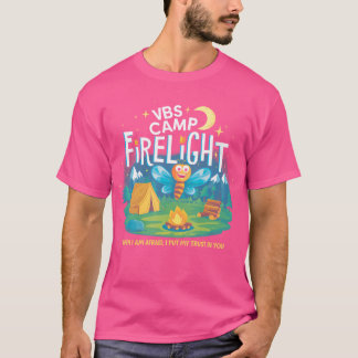 Camp Firelight VBS Campingplatz Bibelschule Feuer T-Shirt