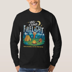 Camp Firelight VBS Campingplatz Bibelschule Feuer T-Shirt