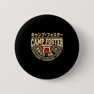 Camp Foster Okinawa Japan Ginowan Japanisches Kanj Button