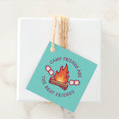 Camp-Freunde sind die besten Freunde Geschenkanhänger (Beispiel)