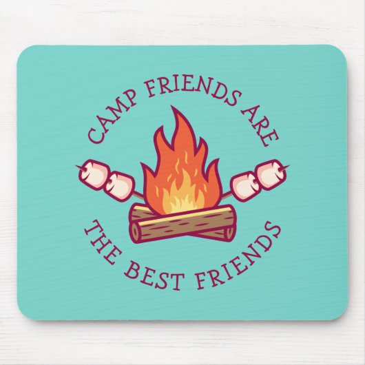 Camp-Freunde sind die besten Freunde Mousepad (Vorne)