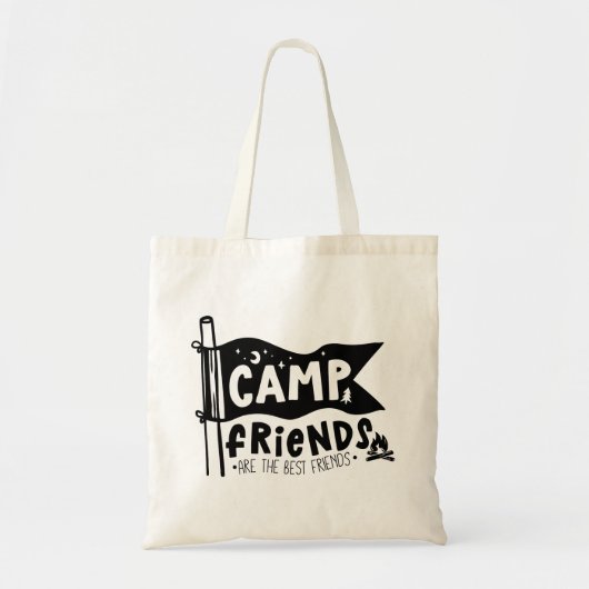 Camp-Freunde sind die besten Freunde Tragetasche (Vorne)