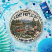 Camp Fryeburg Maine Rustikale Melaminplatte Pappteller (Party)