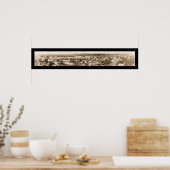 Camp Funston Texas WWI Foto 1917 Poster (Küche)