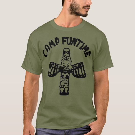 Camp Funtime Classic Rock Disco Zeit T-Shirt (Vorderseite)