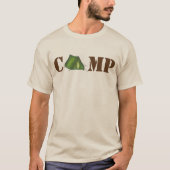 CAMP Green Summer Camping Zelt Woods T-Shirt (Vorderseite)