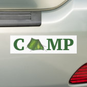 CAMP Green Tent Summer Camping Autoaufkleber (Auf Auto)