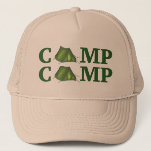 CAMP Green Tent Summer Camping Wandercamper Truckerkappe