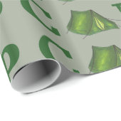 CAMP Green Zent Sommer Camping Ausstattung Außenbe Geschenkpapier (Rolleneckpunkt)