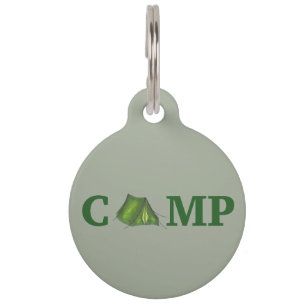 CAMP Green Zent Summer Camping Wanderdosen Tag Haustiermarke