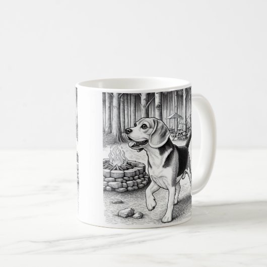 Camp Ground Beagel Kaffeetasse (VorderseiteRechts)