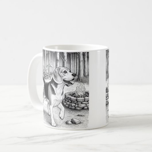 Camp Ground Beagel Kaffeetasse (Vorderseite Links)