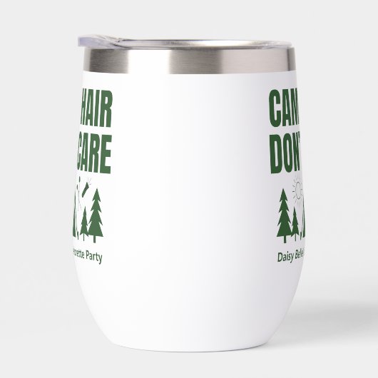 Camp Hair Don't Care Bachelorette Green (Rechts)