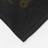 Camp Hair Don't Care Messy Bun Funny Camng Camper Fleecedecke (Ecke)