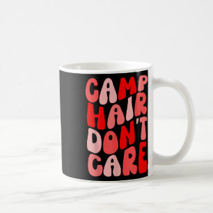 Camp Hair Dont Care Summer Camping Shirt für Mädch Kaffeetasse