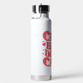 Camp Hair Keine Sorge Sommer Camping Girls Groovy Trinkflasche (rechts)