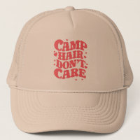 Camp Hair Keine Sorge Sommer Camping Girls Groovy