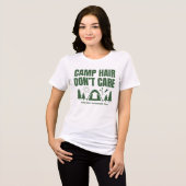 Camp Hair kümmert sich nicht um T - Shirt (Vorderseite voll)
