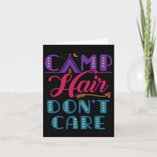 Camp Hair Passen Sie dem Niedlichen Glamper im Cam Karte