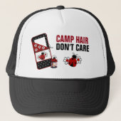 Camp Hair Trucker Hat Truckerkappe (Vorderseite)