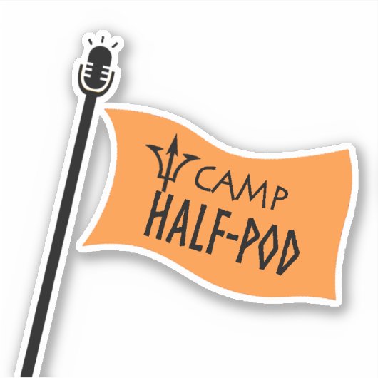 Camp Half-Pod-Aufkleber Aufkleber (Vorderseite)