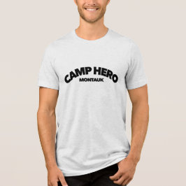 Camp Hero Montauk State Park Vintage The End  Tri-Blend Shirt