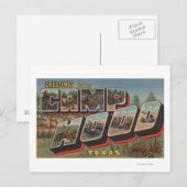 Camp Hood, Texas - Große Briefszenen Postkarte (Vorne/Hinten)
