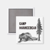 Camp Horneebear Magnet (Vorderseite/Rückseite)