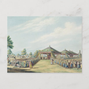 Camp in Daud-Pascia, Pub. von William Watts, 18 Postkarte