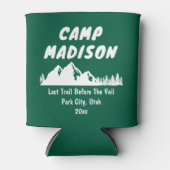 Camp Junggeselinnen-Abschied Camping Wandern Dosenkühler (Vorderseite)